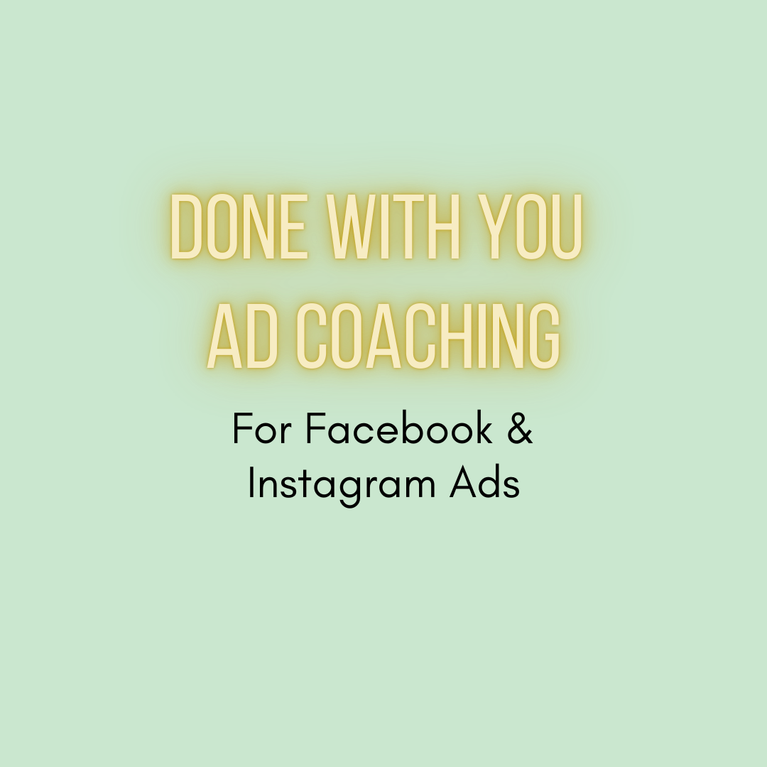 Done-With-You Facebook Ad Coaching